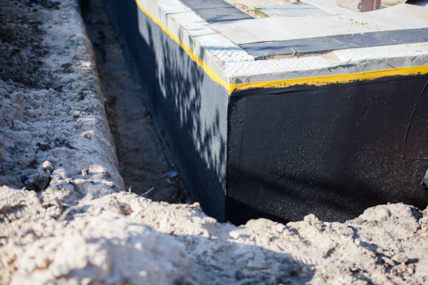 Residential Waterproofing installation at a Harpster, OH home by SJ Waterproofing Pros